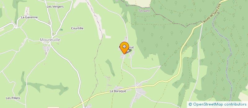 localisation de l'entreprise LA CROISEE DES CHEMINS  SERVANT