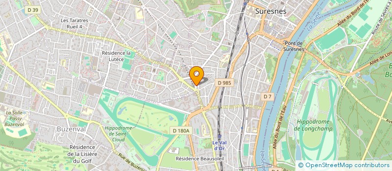 localisation de l'entreprise LA CROISEE DES PAINS à SURESNES