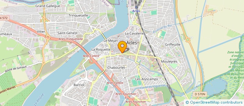 localisation de l'entreprise LA CROISEE DES SAVEURS DU SUD à ARLES