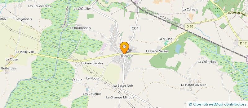 localisation de l'entreprise LA CROISEE DES STYLES  BOUEE