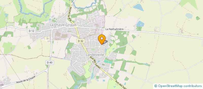 localisation de l'entreprise LA CROISEE MAIRAND à LANDEVIEILLE