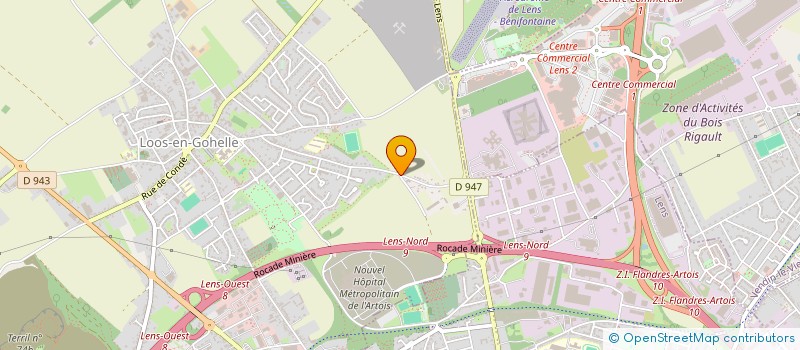 localisation de l'entreprise LA CROISETTE  LOOS-EN-GOHELLE