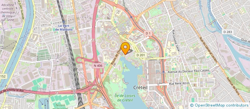 localisation de l'entreprise LA CROISETTE à CRETEIL