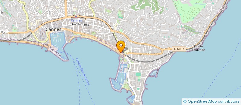 localisation de l'entreprise LA CROISETTE IMMOBILIER PLUS à CANNES