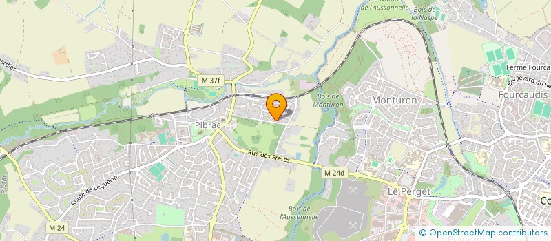 localisation de l'entreprise LA CROISETTE PIBRACAISE  PIBRAC