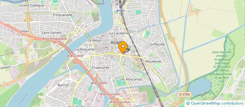 localisation de l'entreprise LA CROISIERE 2022 à ARLES