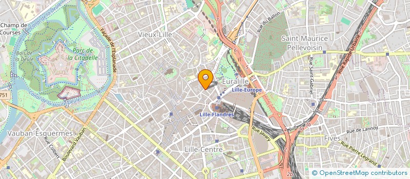 localisation de l'entreprise LA CROISIERE à LILLE
