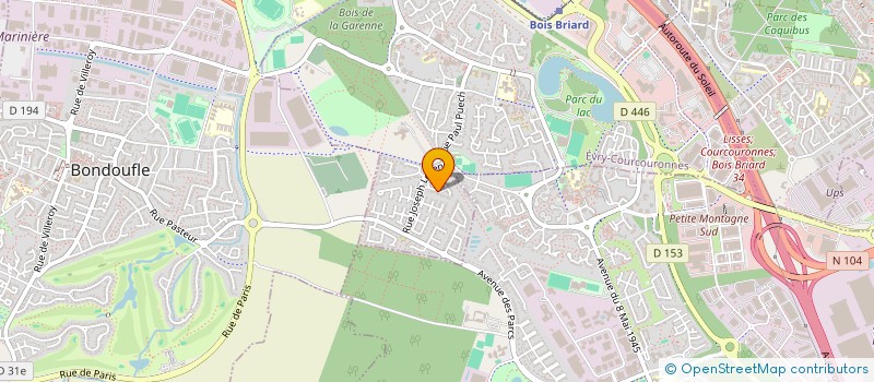 localisation de l'entreprise LA CROISIERE 60  SAINT-MAXIMIN