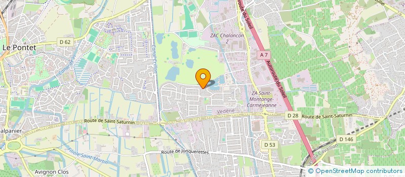 localisation de l'entreprise LA CROISIERE DES PAPES  MORIERES-LES-AVIGNON