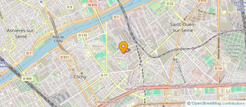 localisation de l'entreprise LA CROISSANTERIE à CLICHY