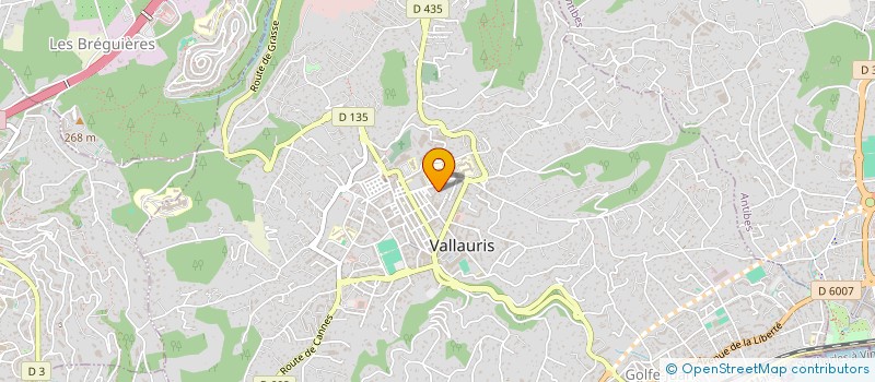 localisation de l'entreprise LA CROISSANTERIE à VALLAURIS