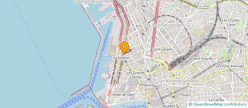 localisation de l'entreprise LA CROISSANTERIE DES DOCKS à MARSEILLE