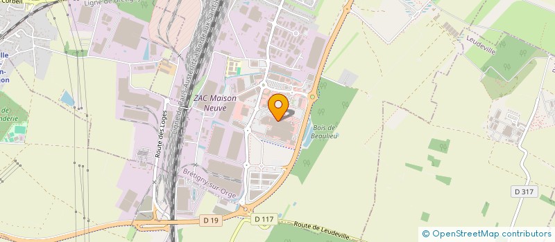 localisation de l'entreprise LA CROISSANTIERE BRETIGNY à BRETIGNY-SUR-ORGE