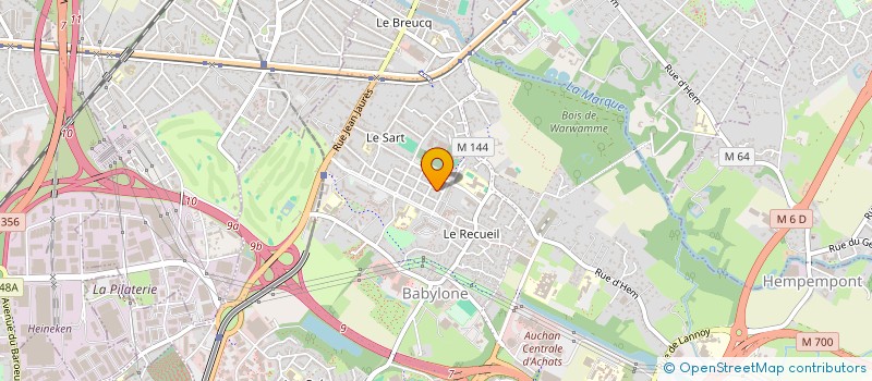 localisation de l'entreprise LA CROISURE à VILLENEUVE-D'ASCQ