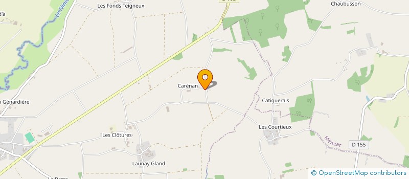 localisation de l'entreprise LA CROIX  LA TRINITE-PORHOET