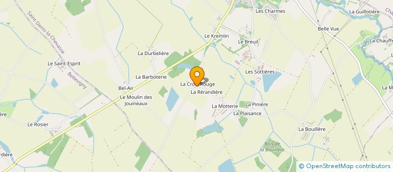 localisation de l'entreprise LA CROIX  SAINT-DENIS-LA-CHEVASSE