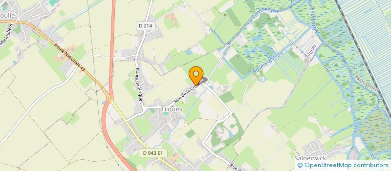 localisation de l'entreprise LA CROIX  TILQUES