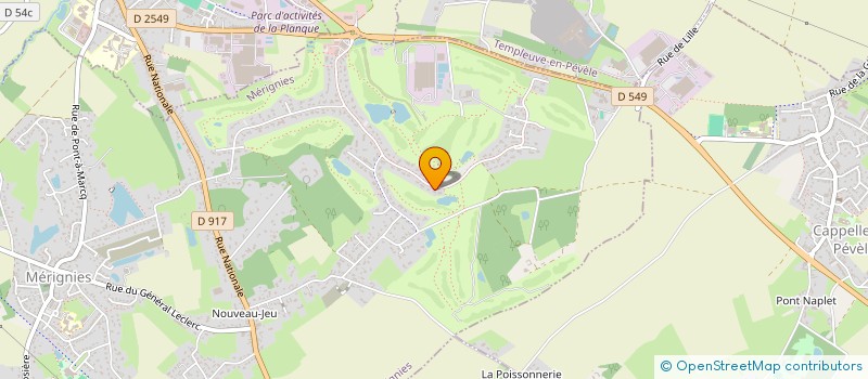localisation de l'entreprise LA CROIX à MERIGNIES