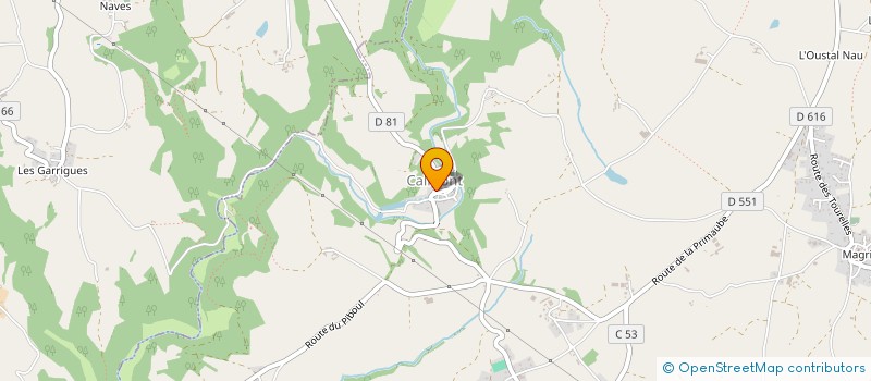 localisation de l'entreprise LA CROIX à CALMONT