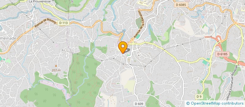 localisation de l'entreprise LA CROIX AUX BICHES à GRASSE