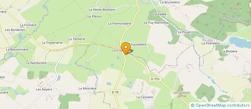 localisation de l'entreprise LA CROIX BARA à SEVREMONT