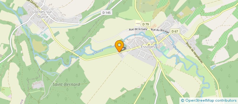 localisation de l'entreprise LA CROIX BEAUFORT  ESSOYES