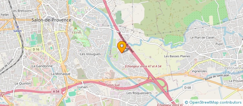 localisation de l'entreprise LA CROIX BLANCHE à SALON-DE-PROVENCE