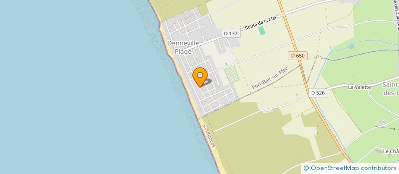 localisation de l'entreprise LA CROIX BLEU  PORT-BAIL-SUR-MER