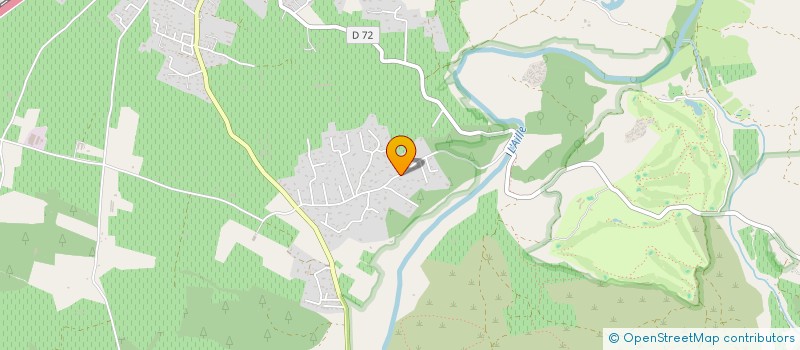 localisation de l'entreprise LA CROIX BRUGA  VIDAUBAN