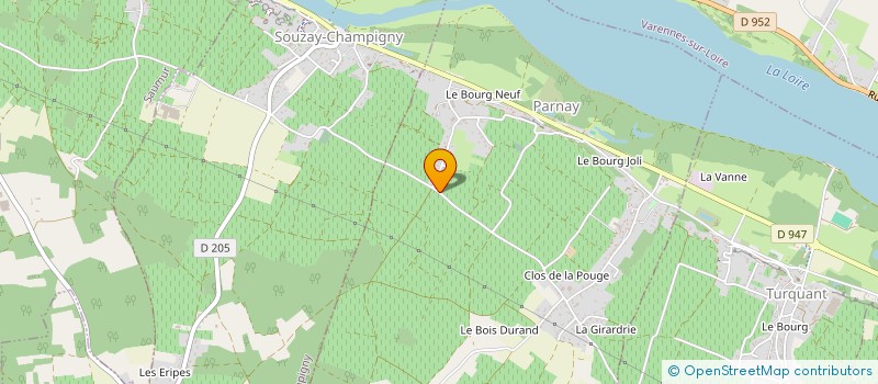 localisation de l'entreprise LA CROIX CAMUS  PARNAY