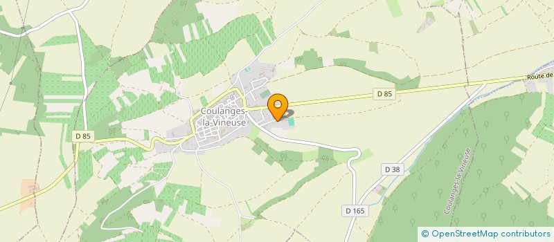 localisation de l'entreprise LA CROIX CLAUDE  COULANGES-LA-VINEUSE