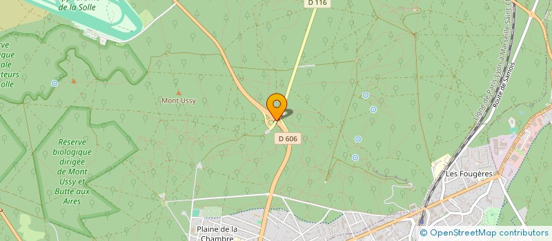 localisation de l'entreprise LA CROIX D'AUGAS à FONTAINEBLEAU