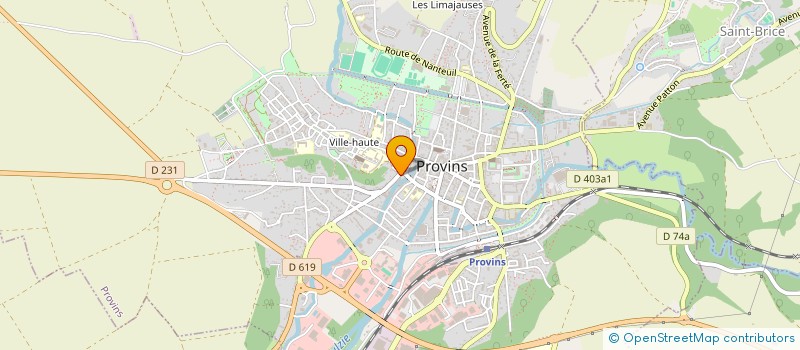 localisation de l'entreprise LA CROIX D'OR à PROVINS