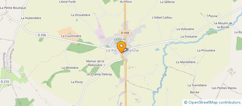 localisation de l'entreprise LA CROIX D'OR à LE PIN-LA-GARENNE