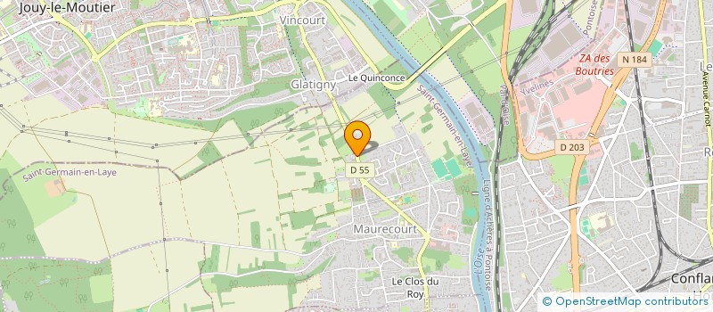 localisation de l'entreprise LA CROIX DE CHOISY à MAURECOURT