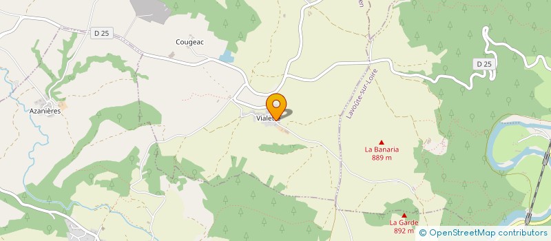 localisation de l'entreprise LA CROIX DE MANDRIN  BLANZAC