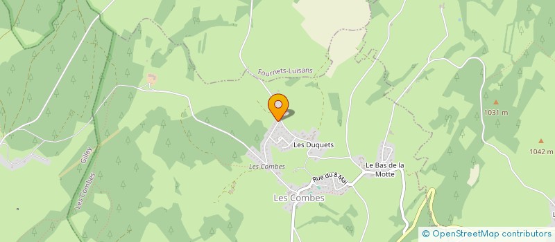 localisation de l'entreprise LA CROIX DE PIERRE  NOEL-CERNEUX