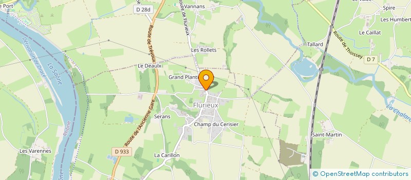 localisation de l'entreprise LA CROIX DE SAINT ANDRE à MOGNENEINS