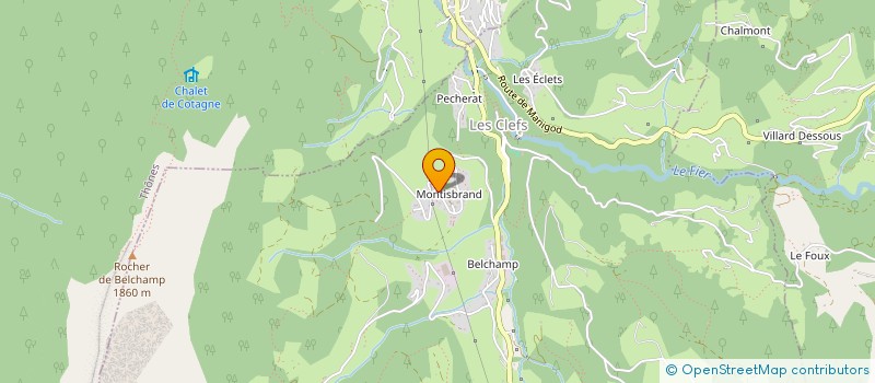 localisation de l'entreprise LA CROIX DE SULENS à LES CLEFS