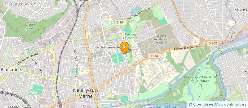 localisation de l'entreprise LA CROIX DES BOUQUETS MEDICAL à NEUILLY-SUR-MARNE