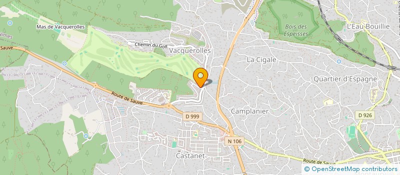 localisation de l'entreprise LA CROIX DES FROMAGES  NIMES