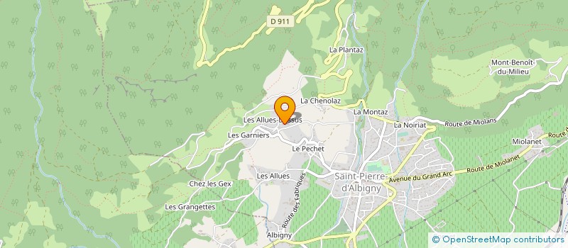 localisation de l'entreprise LA CROIX DU BONHOMME à JAUSIERS