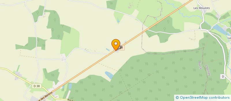 localisation de l'entreprise LA CROIX DU PAPE  TRONSANGES