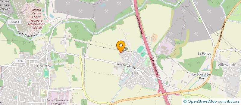 localisation de l'entreprise LA CROIX DU PIN à LE PIN