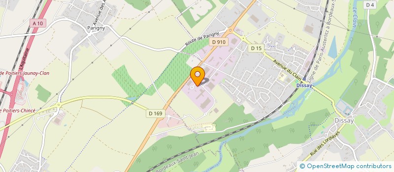 localisation de l'entreprise LA CROIX DU SUD à JAUNAY-MARIGNY