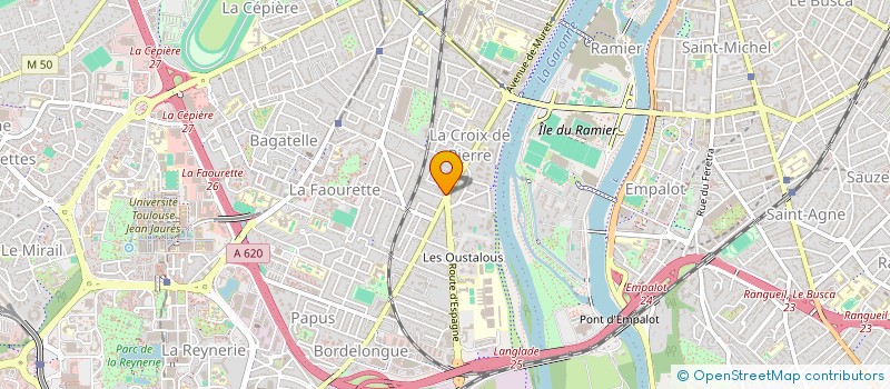 localisation de l'entreprise LA CROIX DU SUD à TOULOUSE