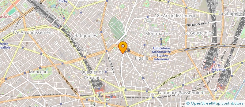 localisation de l'entreprise LA CROIX LA BAIE  PARIS