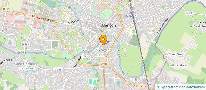 localisation de l'entreprise LA CROIX MALO à ALENCON