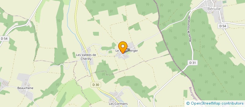 localisation de l'entreprise LA CROIX MAROLLES  CERILLY