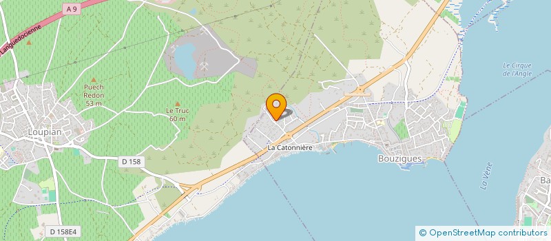 localisation de l'entreprise LA CROIX NEUVE à BOUZIGUES